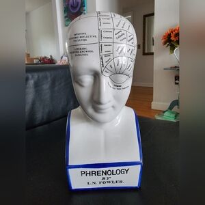 DECORATIVE HEAD PHRENOLOGY
